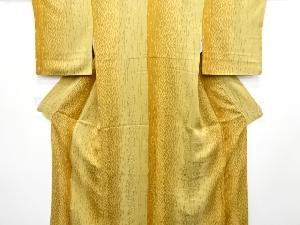 抽象枝葉模様　小紋着物